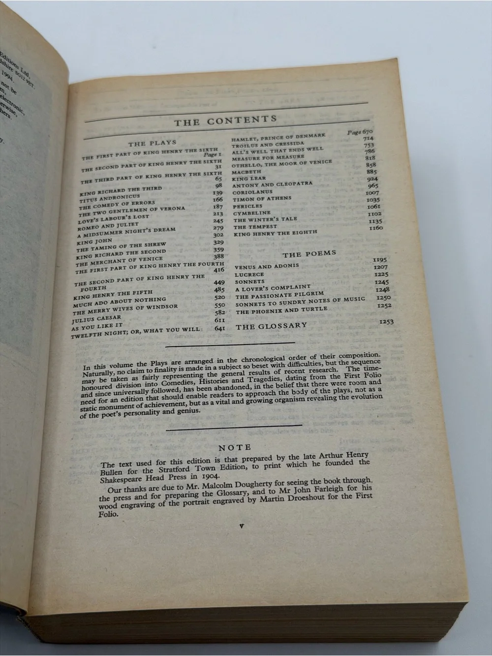 The Complete Works of William Shakespeare by The Wordsworth Poetry PB 1994